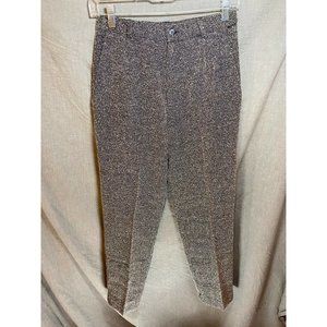 Laura Scott Pants Women Petite 6P Black White‎ Button Up Ladies.